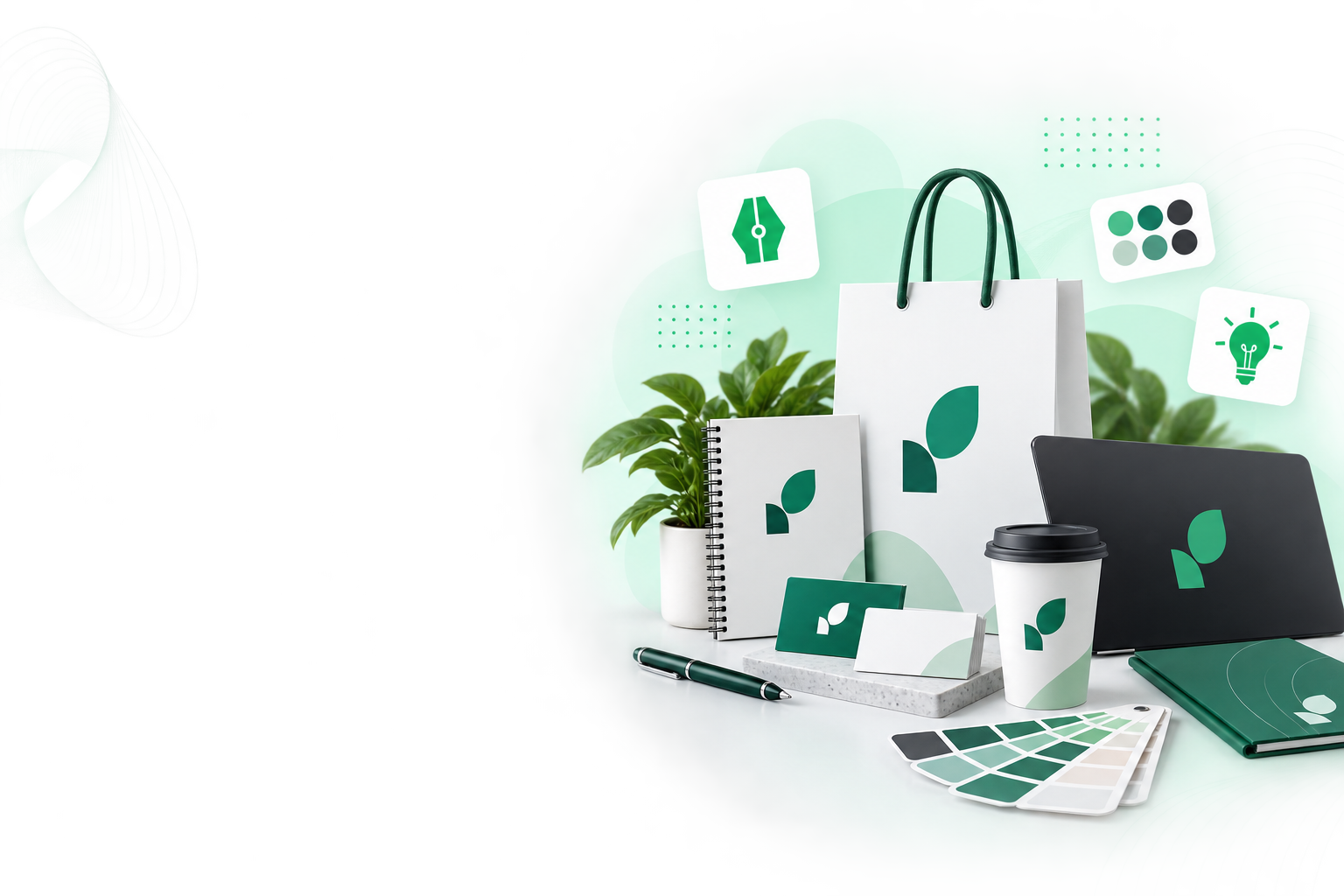 Brand identity design solutions by Tech Earth
