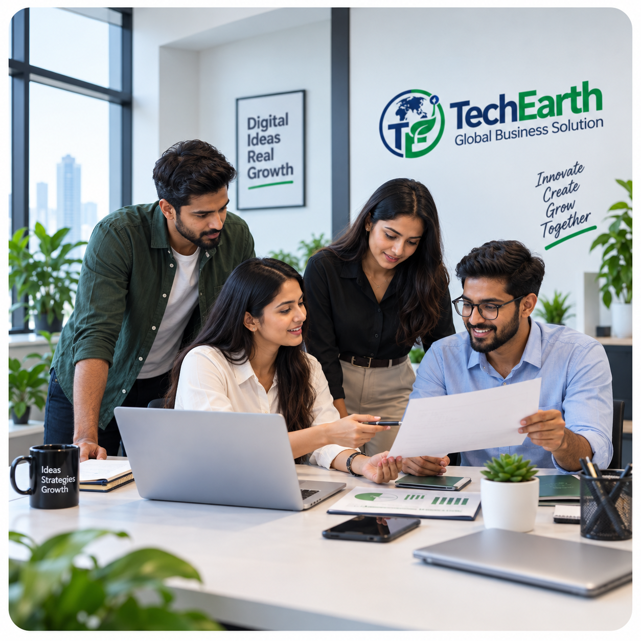 About Tech Earth digital marketing company and digital solutions